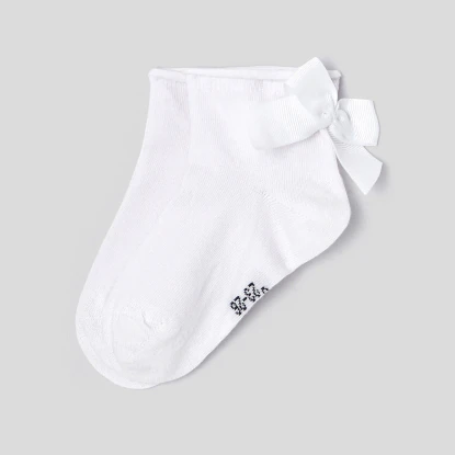 Chaussettes enfant fille à nœud