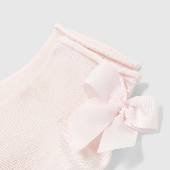 Chaussettes enfant fille à noeud