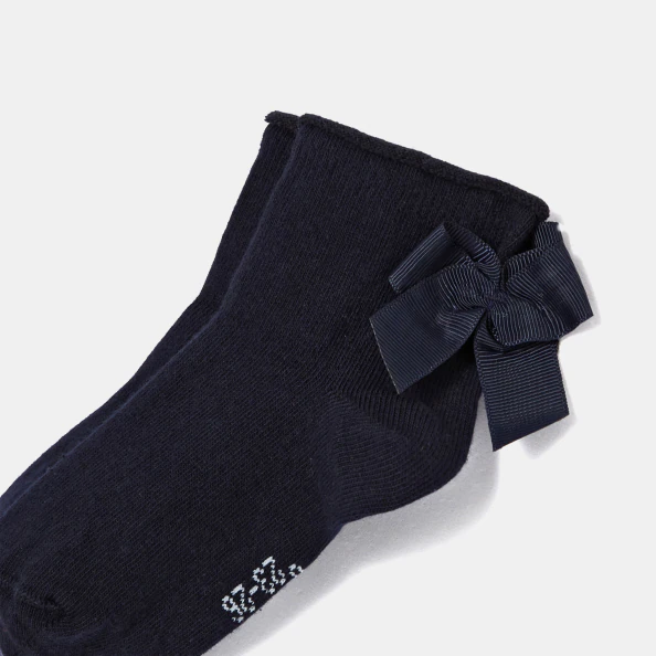 Chaussettes enfant fille à nœud