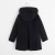 Manteau enfant fille en velours de laine