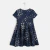 Robe enfant fille à jacquard étoile