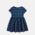 Robe de noël enfant fille jacquard pois