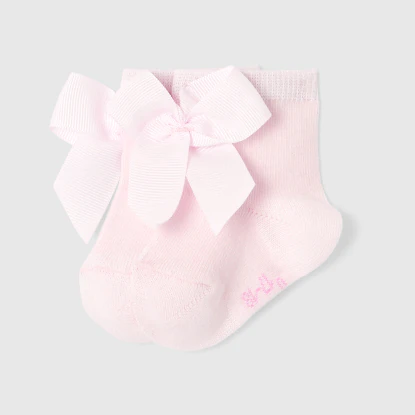 Chaussettes bébé fille à nœud