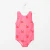 Maillot de bain bébé fille imprimé framboise