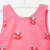 Maillot de bain bébé fille imprimé framboise