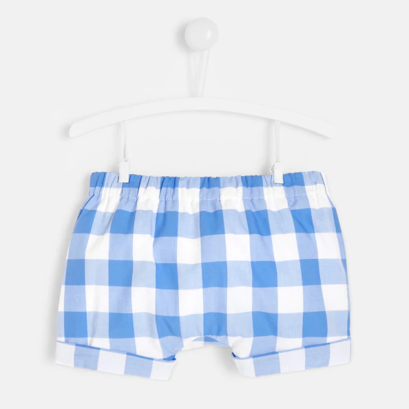 Short bébé garçon en Vichy