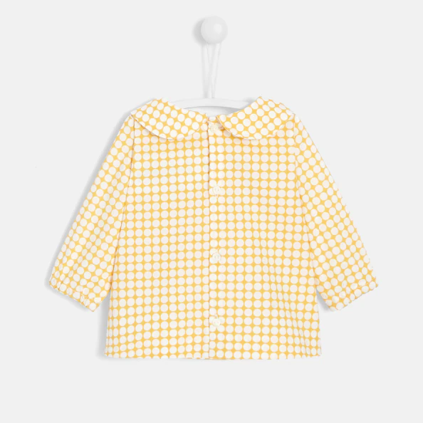 Blouse bébé fille à carreaux