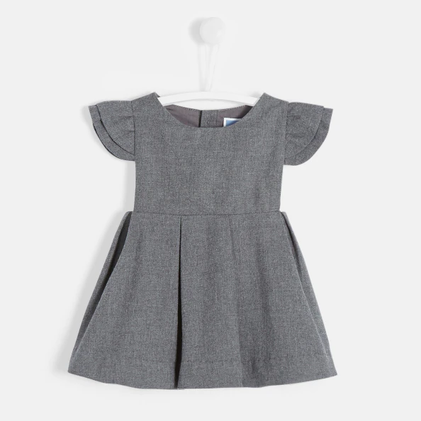 Robe bébé fille en flanelle