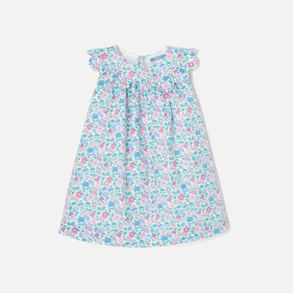 Robe bébé fille en tissu Liberty