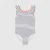 Maillot de bain rayé enfant fille 