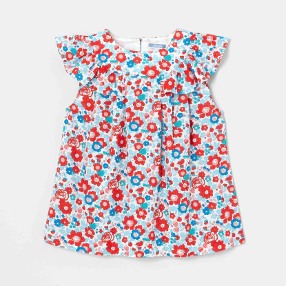 Blouse en tissu liberty enfant fille