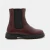 Chelsea boots enfant fille en cuir lisse