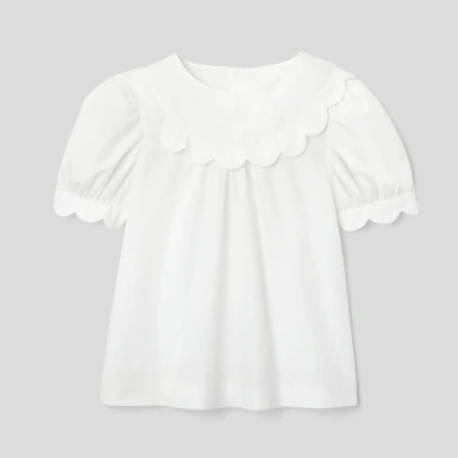 Blouse enfant fille en popeline