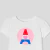 T-shirt bébé fille en coton organique