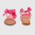 Sandales enfant fille en cuir verni