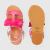 Sandales enfant fille en cuir verni