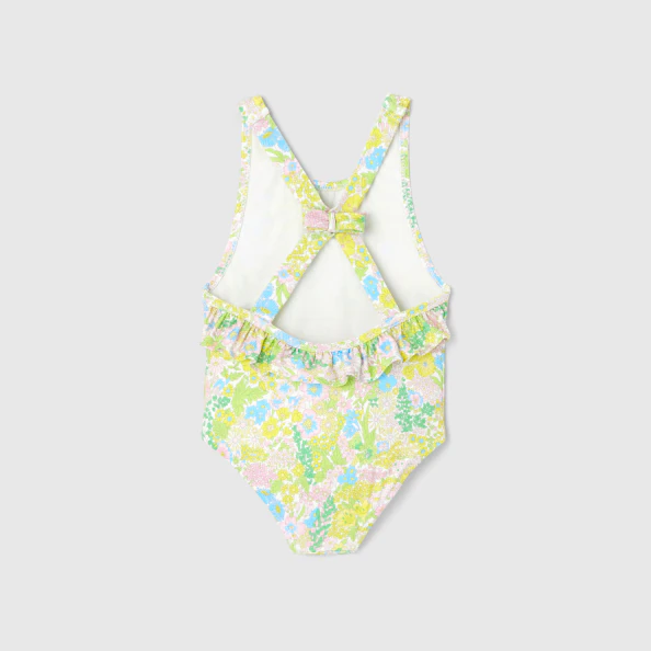 Maillot de bain bébé fille en tissu Liberty