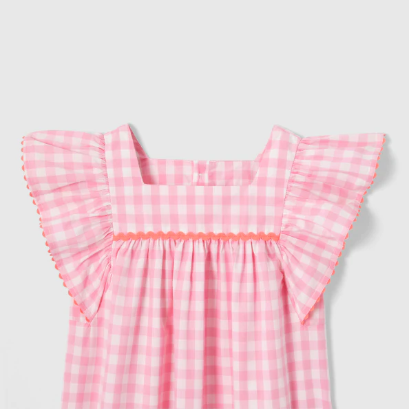 Chemise de nuit enfant fille en vichy