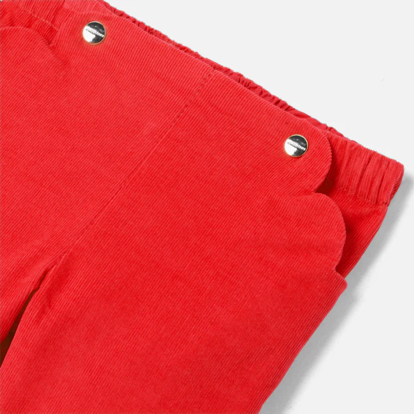 Pantalon bébé fille en velours