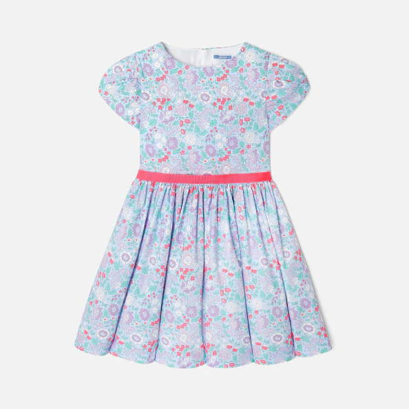 Robe enfant fille en tissu Liberty