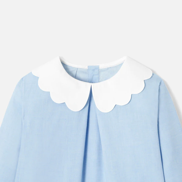 Blouse en popeline enfant fille