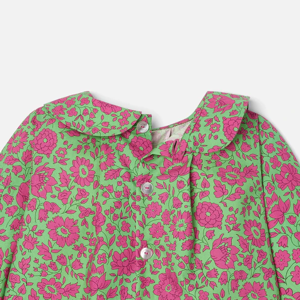 Blouse bébé fille en tissu Liberty