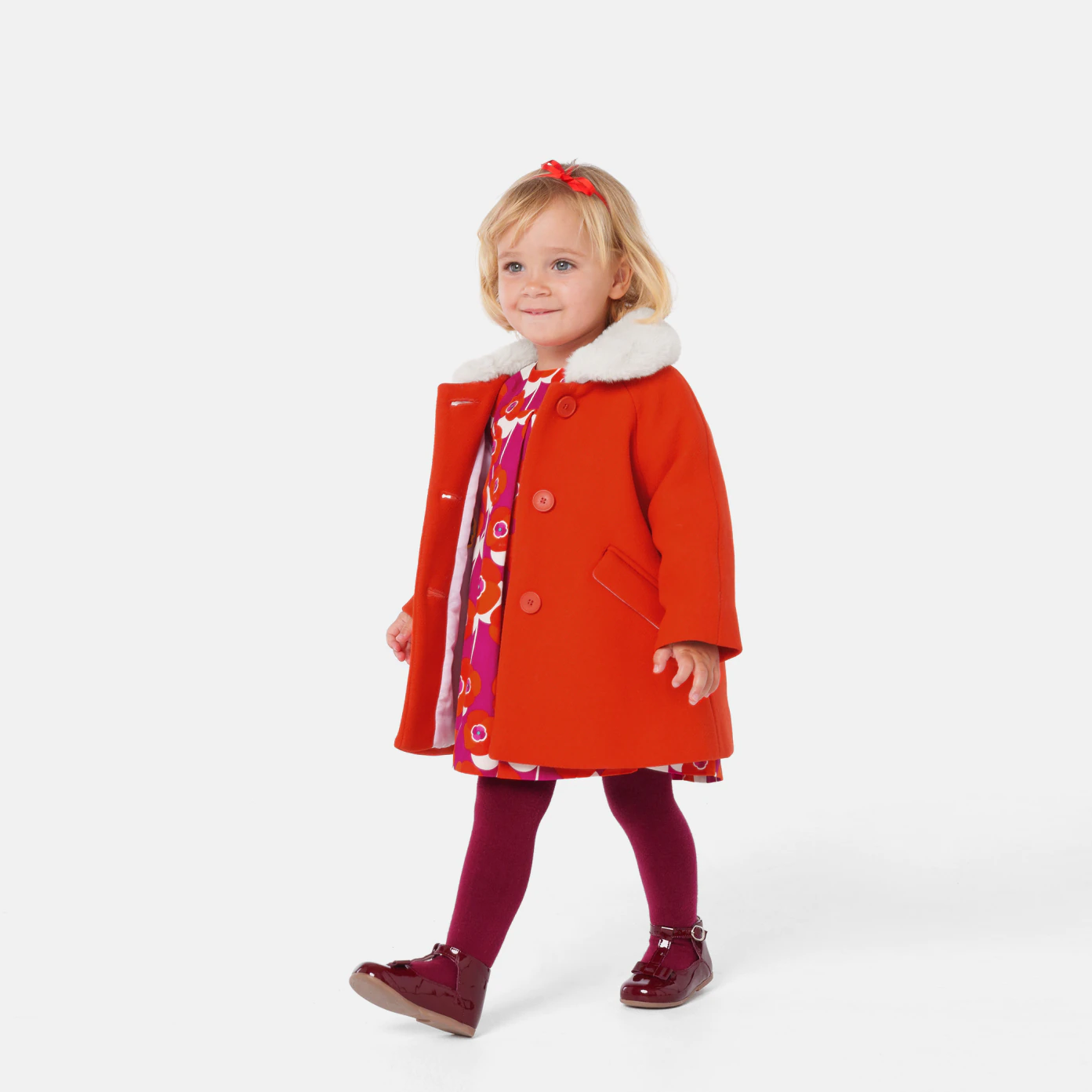 Manteau bebe best sale fille jacadi