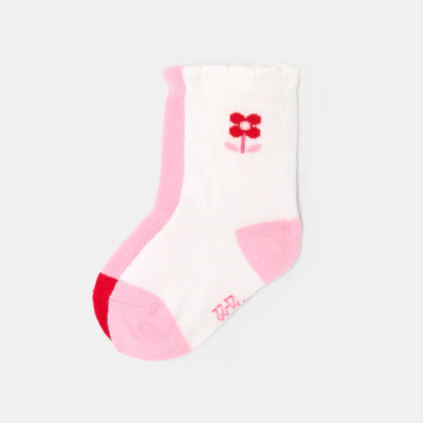 Duo de chaussettes bébé fille