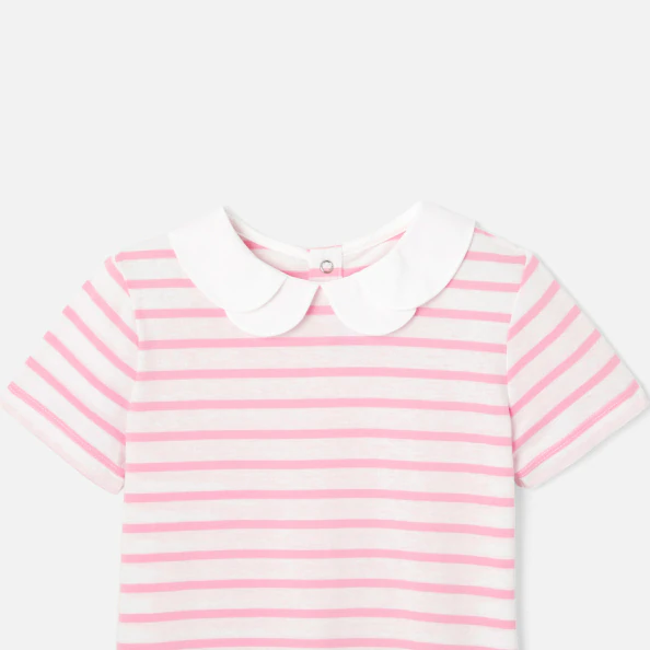 Polo rayé enfant fille