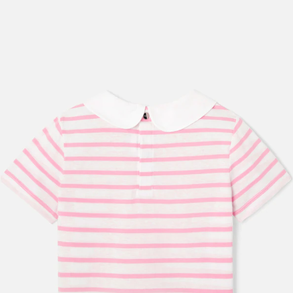 Polo rayé enfant fille