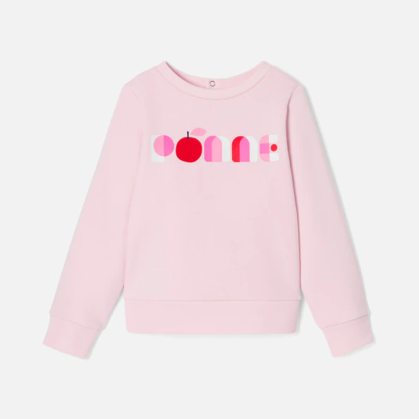 Sweat enfant fille en molleton