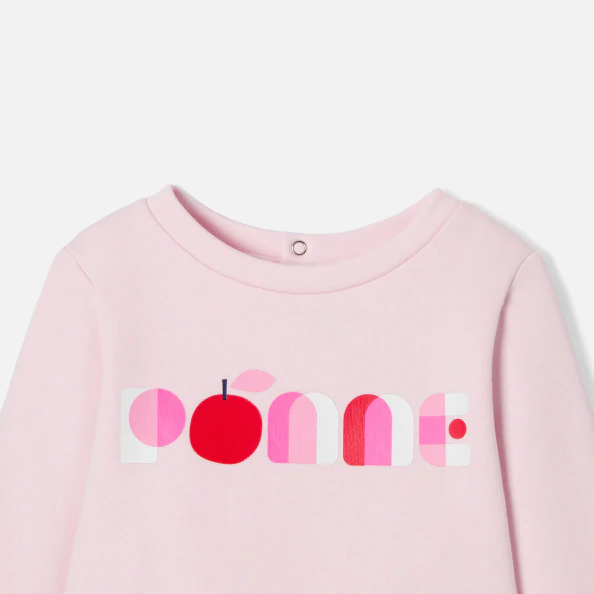 Sweat enfant fille en molleton