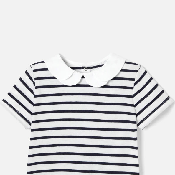 Polo rayé enfant fille