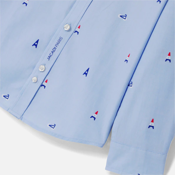 Chemise enfant garçon motifs parisiens