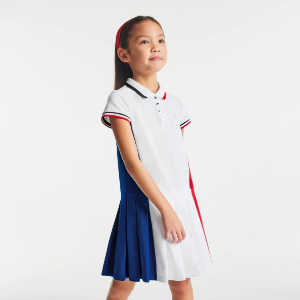 Robe enfant fille color block