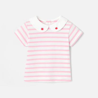 T-shirt marinière bébé fille