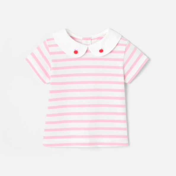 T-shirt marinière bébé fille