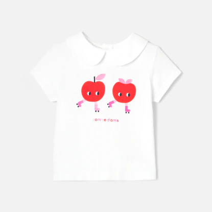 T-shirt bébé fille manches courtes