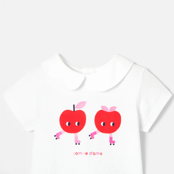 T-shirt bébé fille manches courtes