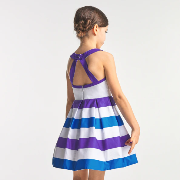 Robe enfant fille en satin