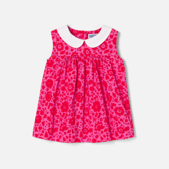 Blouse bébé fille en tissu Liberty