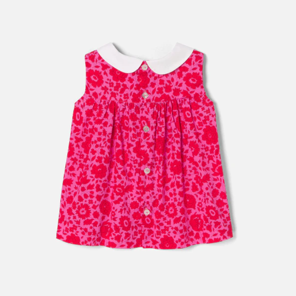 Blouse bébé fille en tissu Liberty