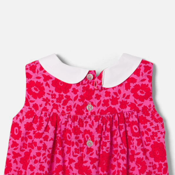 Blouse bébé fille en tissu Liberty