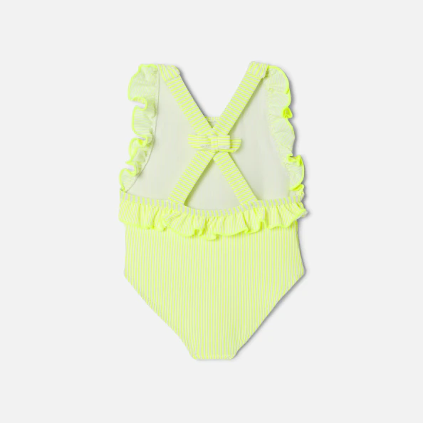 Maillot de bain bébé fille à rayures