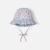 Chapeau bébé fille en tissu Liberty 