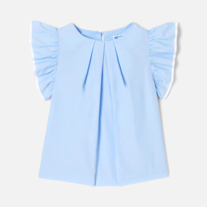 Blouse enfant fille en fil à fil