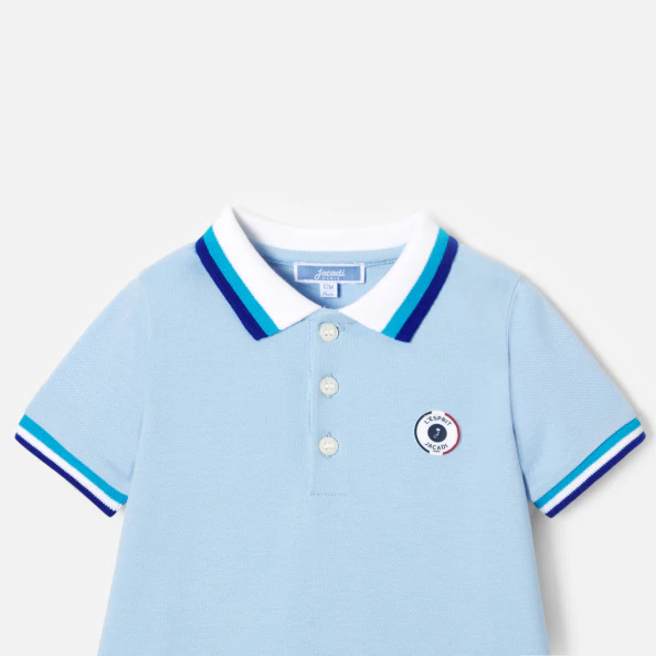 Combishort polo bébé garçon