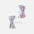 Duo de barrettes noeud en tissu Liberty