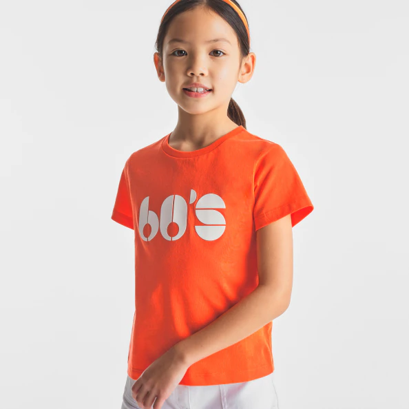 T-shirt enfant fille manches courtes