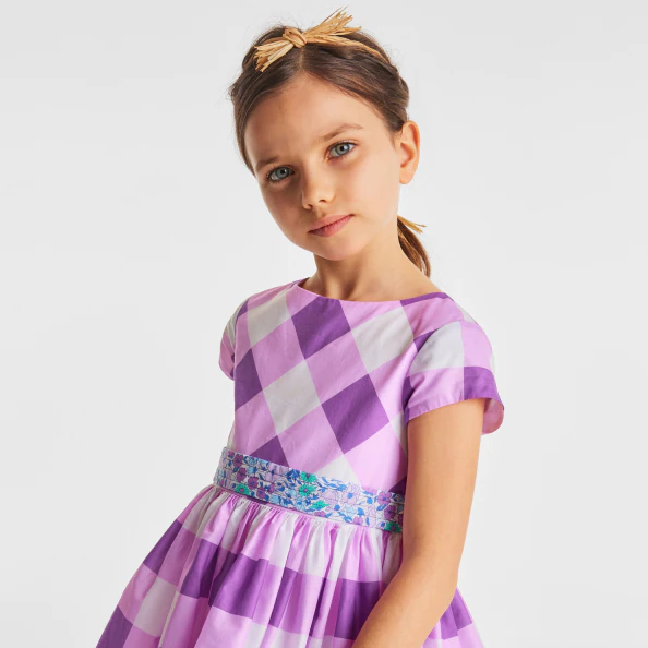 Robe enfant fille en vichy